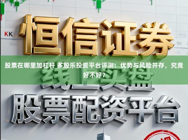 股票在哪里加杠杆 多股乐投资平台评测：优势与风险并存，究竟好不好？